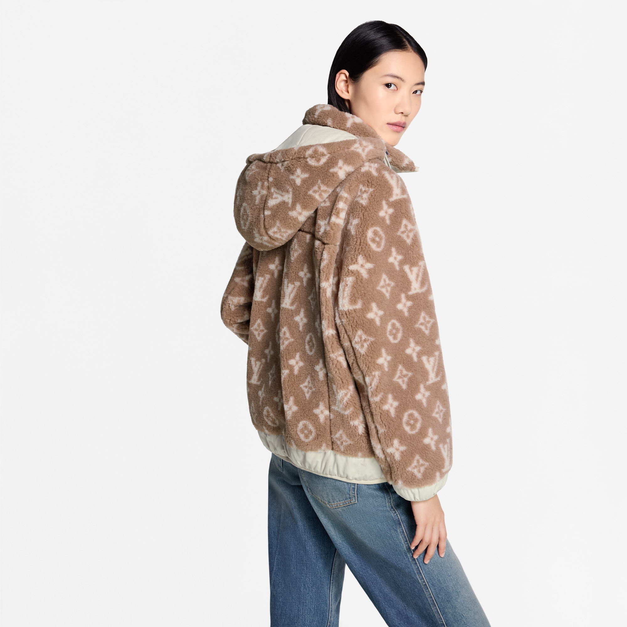 Monogram Fleece Hooded Jacket - Ready-to-Wear 1AIP52 | LOUIS VUITTON